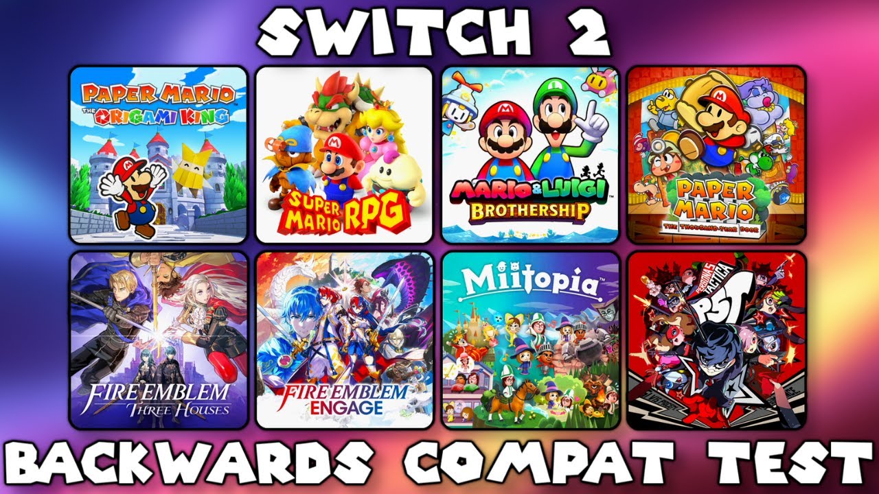 Nintendo Switch 2 Backwards Compatibility Testing 8 RPG Games