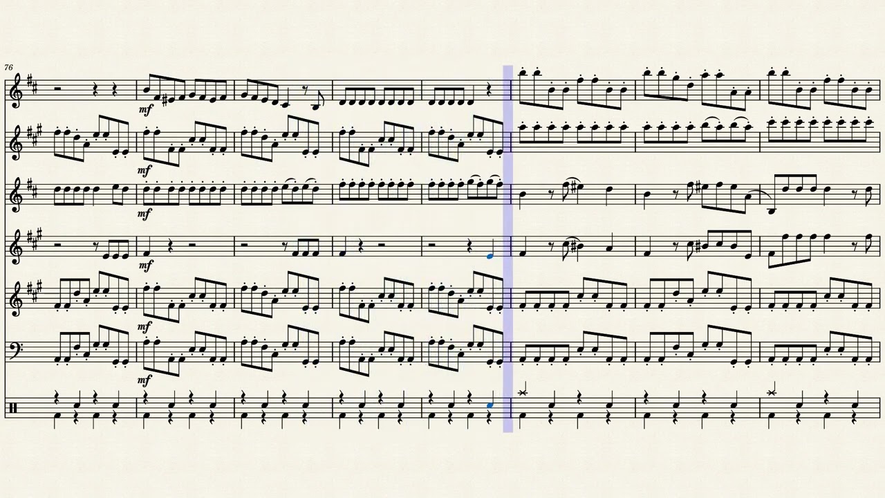 Lady Gaga Medley for Sax Collective