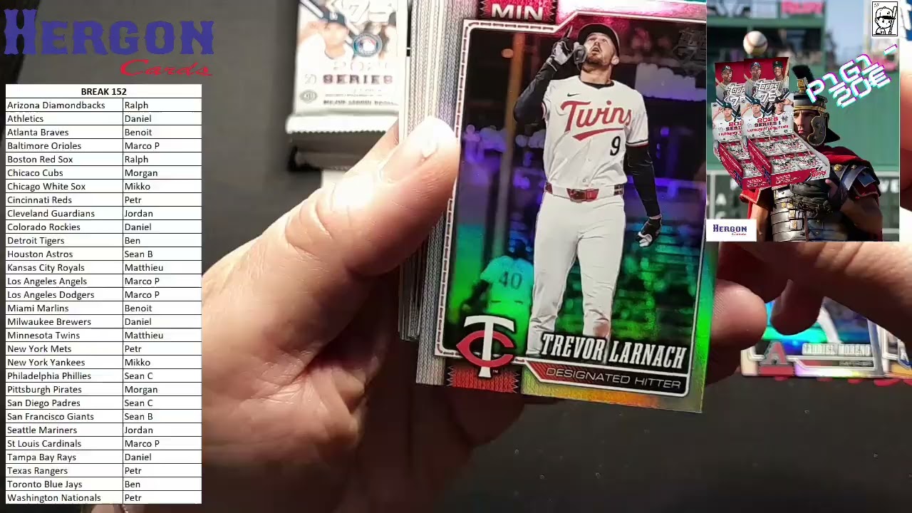 Break #152 #147 #149 2026 Series 1 Hobby & 2025 Prisrine