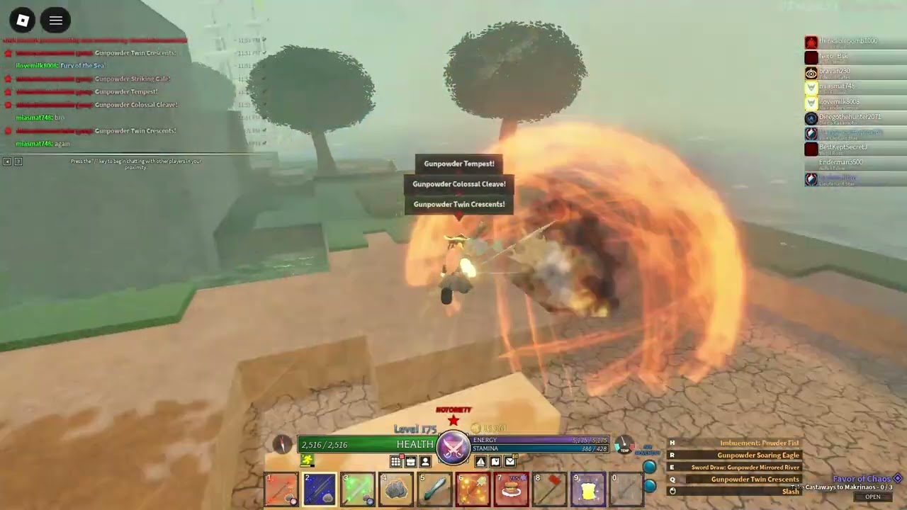 Arcane Odyssey: Two Really Bad Players Attempt To 2v1 Me