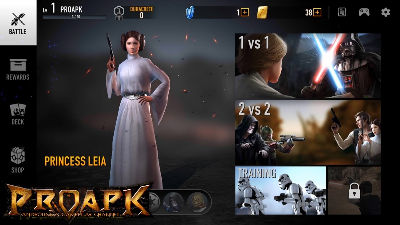 Star Wars: Force Arena Android Gameplay (iOS/Android) (by Netmarble Games)