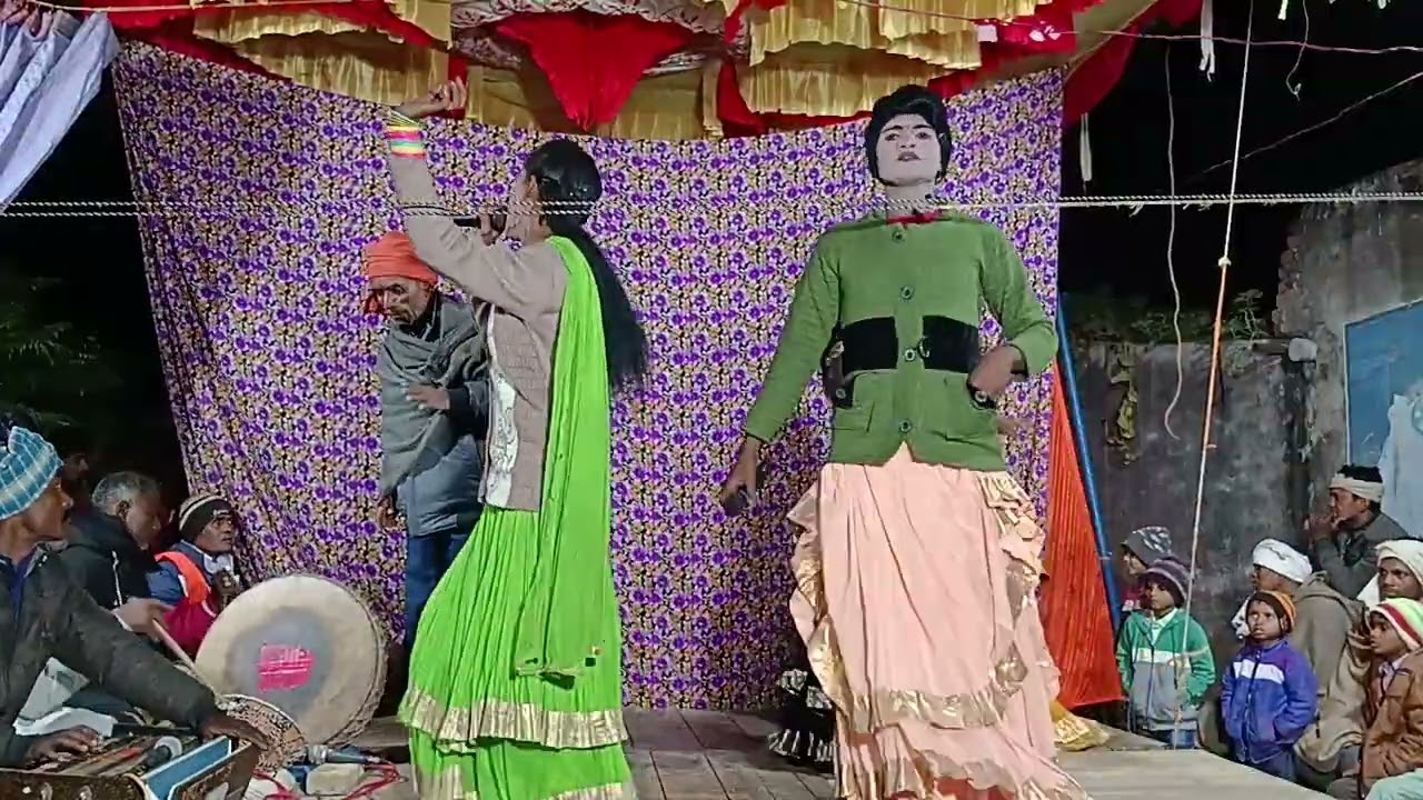 कल तू मेरे सपनों में आया बालमा तू तो बड़ा वोहै? जगरामरामपुर जोड़ तोड़ नौटंकी SK blp Nautanki 