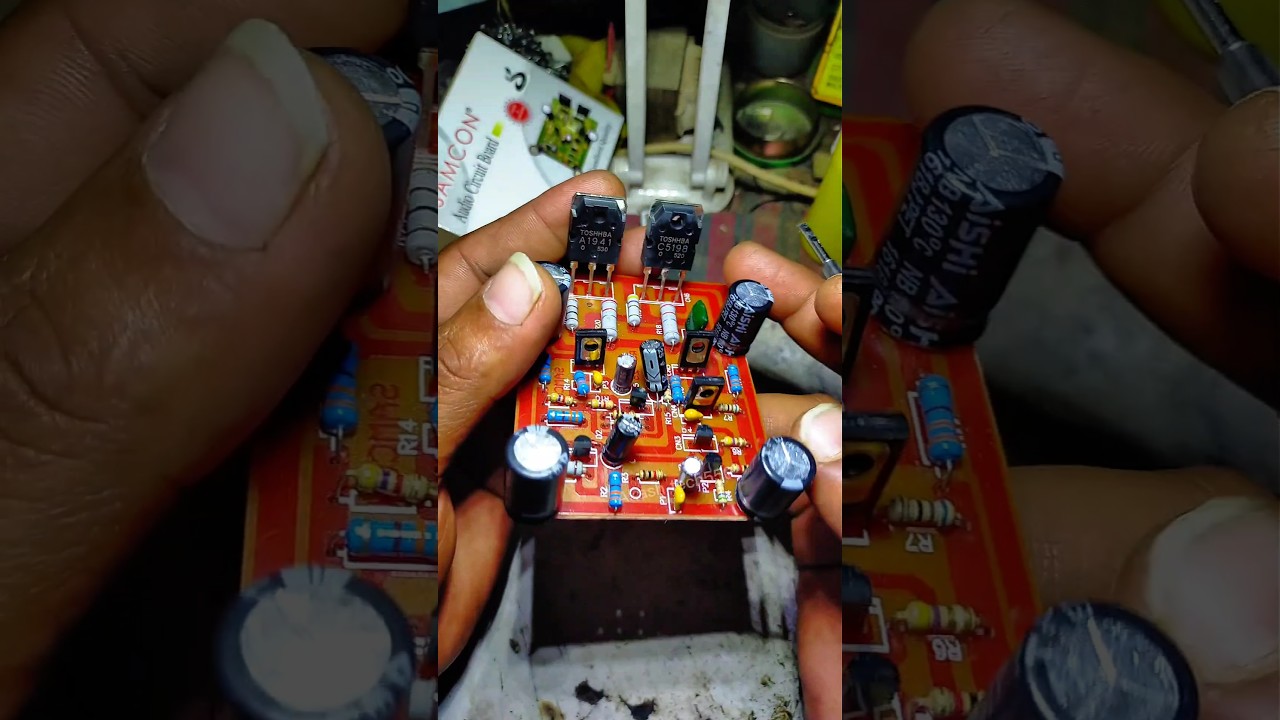 Great Amplifier Circuit for little money 🔊SAMCON Board + A1941 C5198 Clear Sound