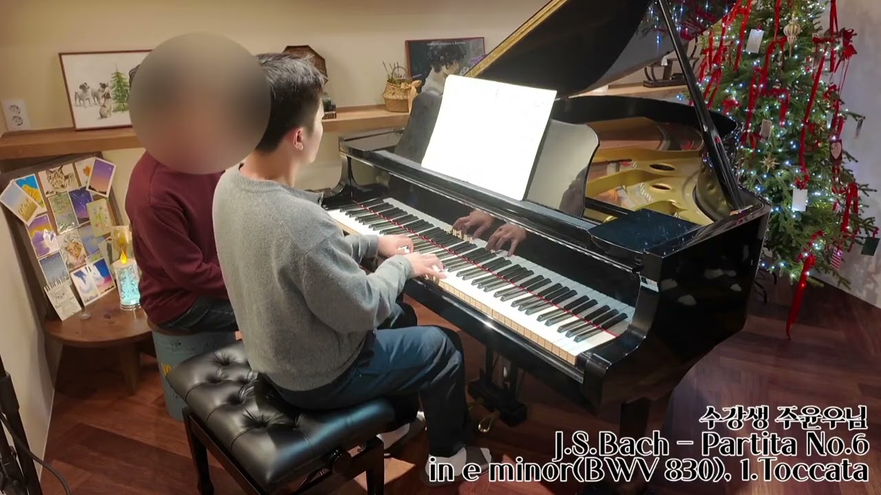 [위드피아노 사당점 25년 12월 연주회] J S Bach - Partita No 6 in e minor BWV 830 1 Toccata