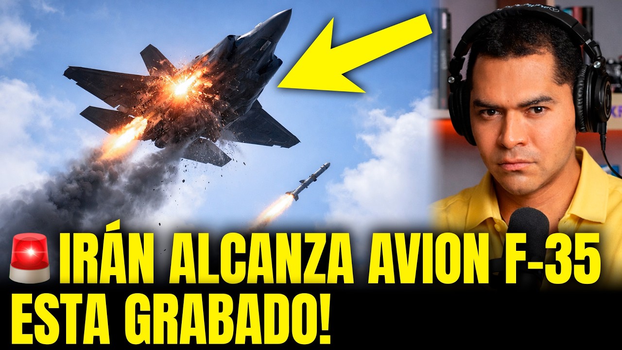 IRÁN GOLPEA UN F-35 DE EE.UU. | REGISTRAN EL MOMENTO DEL IMPACTO