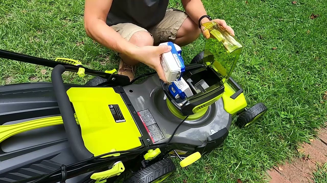 Unbox and test of Sun Joe 48-Volt 21-Inch 1100-Watt Max Brushless Cordless Lawn Mower 割草机测试,无残留草屑