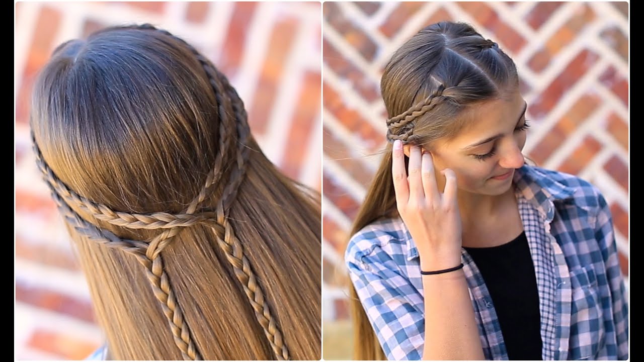 Double Braid Tieback | Cute Girls Hairstyles