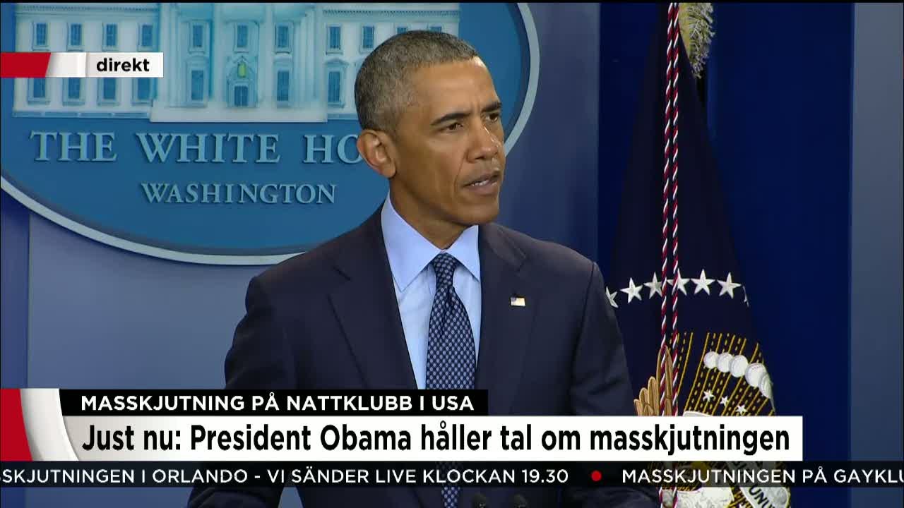 Obama om masskjutningen: 