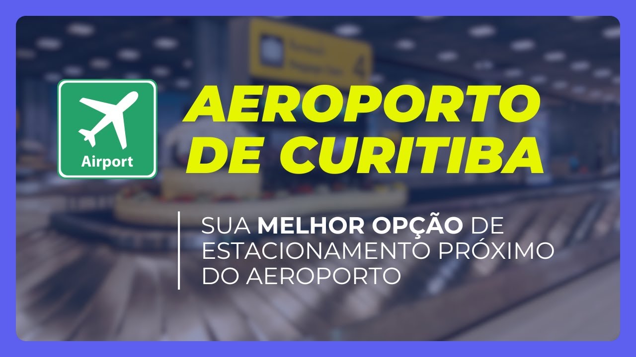 Estacionamento Aeroporto Afonso Pena Curitiba #estacionamentoaeroportocuritiba