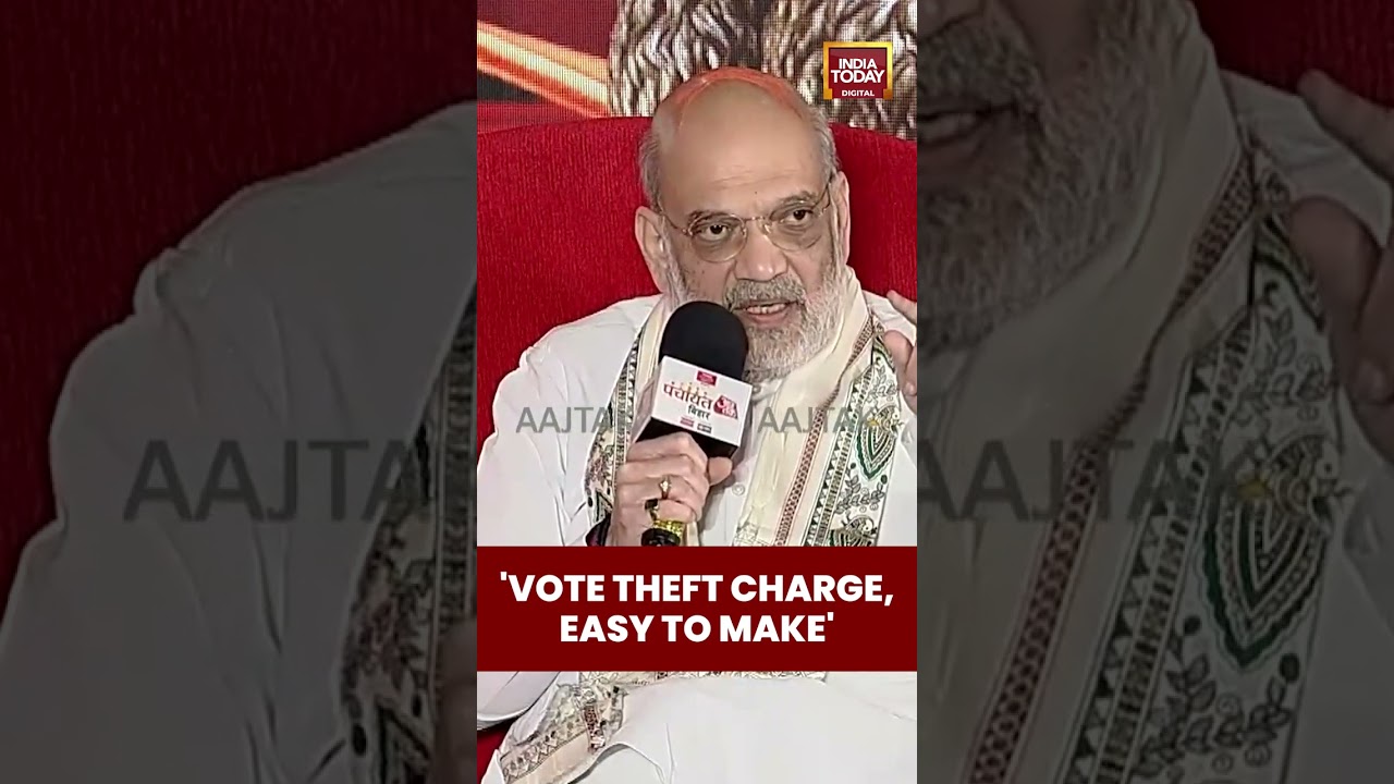 Vote Theft Charge, Easy To Make: Amit Shah Exclusive Interview | Bihar Elections 2025 | India Today