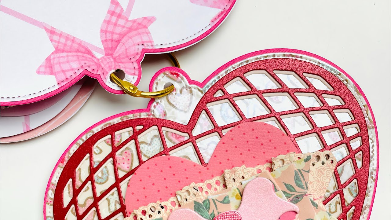 SCRAPDIVA DESIGNS Украшение в виде диско-шара в форме сердца Tagflip