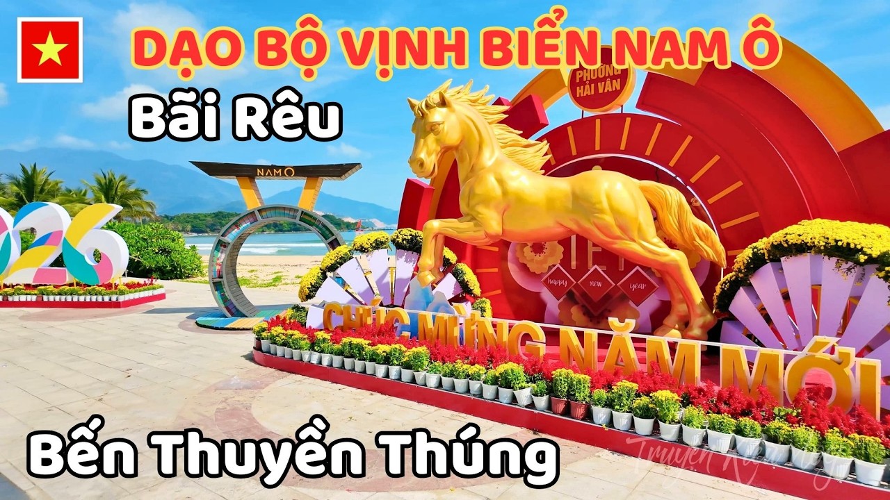 Đổi Gió Những Ngày Cận TêT , Dạo Bộ Vịnh Biển Nam Ô Đến Bến Thuyền Thúng - Ghềnh Đá - Bãi Rêu Nam Ô