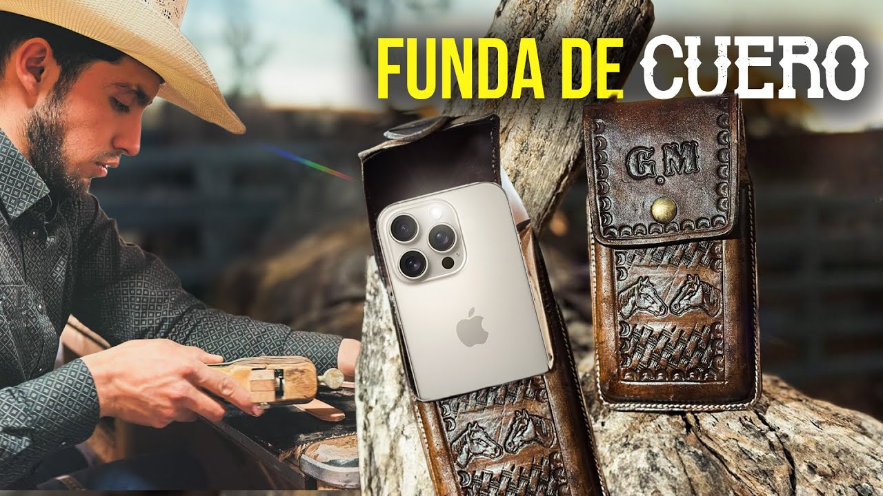 Fundas de celular hechas de CUERO duraderas para cualquier vaquero… | Talabartería en Sonora
