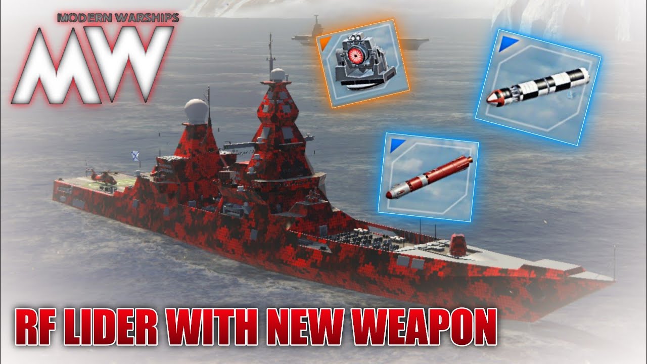 RF LIDER WITH ALL NEW MISSILE / MODERN WARSHIPS NEW UPDATE GAMEPLAY