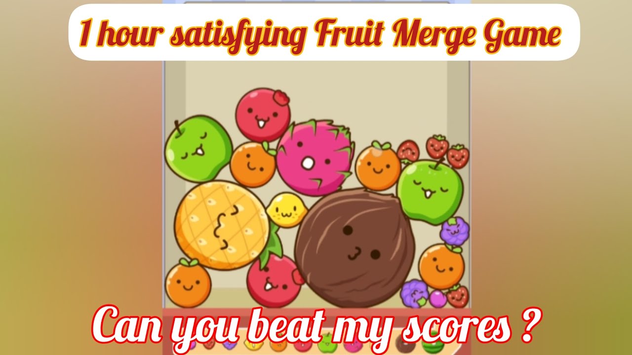 Fruit Merge Gameplay 🍉 | Suika Game Funny Moments, High Score & Noob to Pro Challenge | Pronoobji 🎮