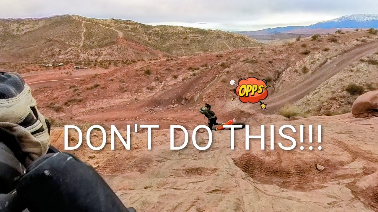 Hard Enduro on Utah Red Rock — Probably My Best Ride ... and My Hardest Crash