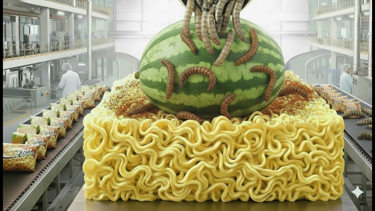 Inside factory: How Watermelon Juice is Made (Full Process)#Factoryprocess