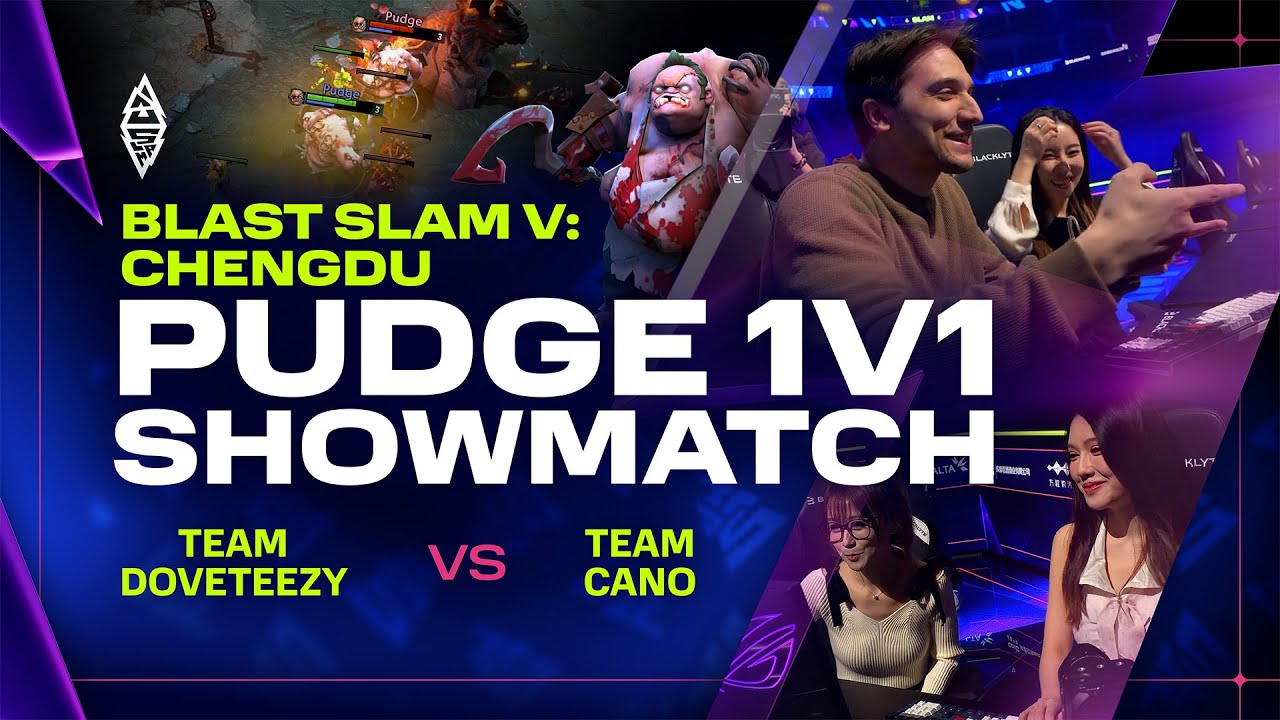 Team Doveteezy vs Team Cano - PUDGE 1V1 Dota 2 Showmatch | BLAST Slam V: Chengdu