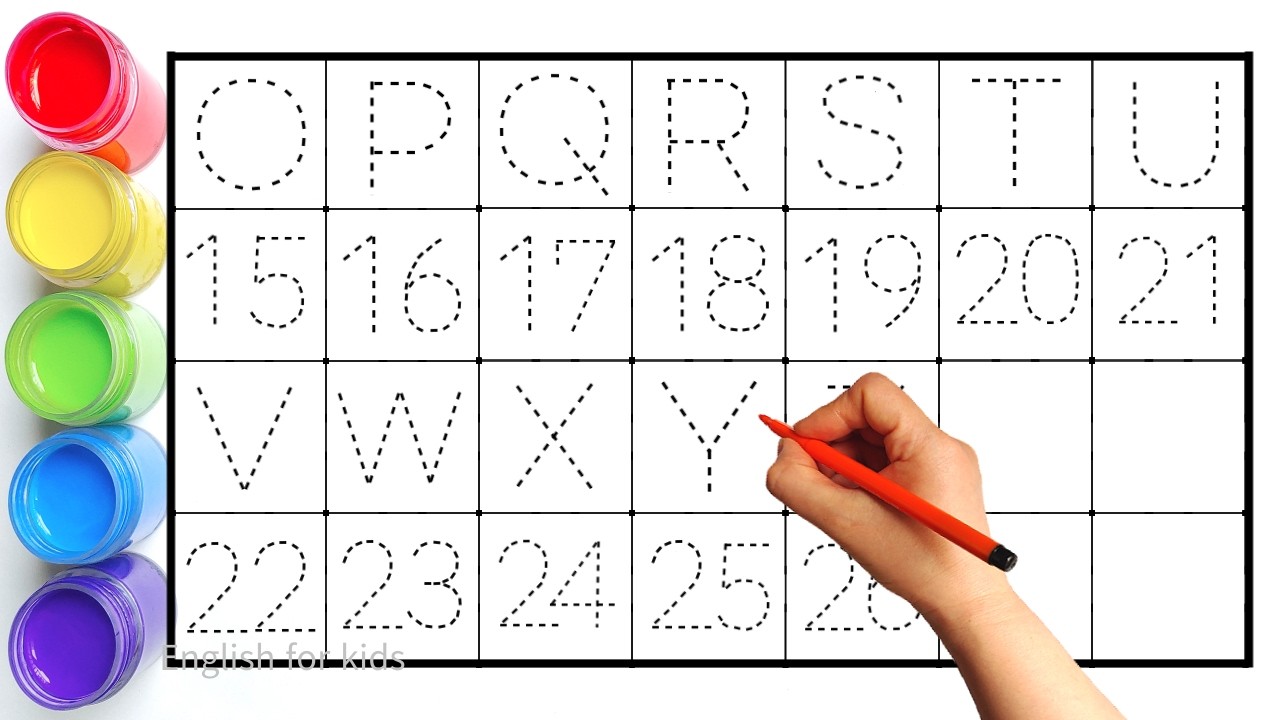 Изучаем алфавит ABCD и числа. Считаем 123. Песня про фонетику ABC.