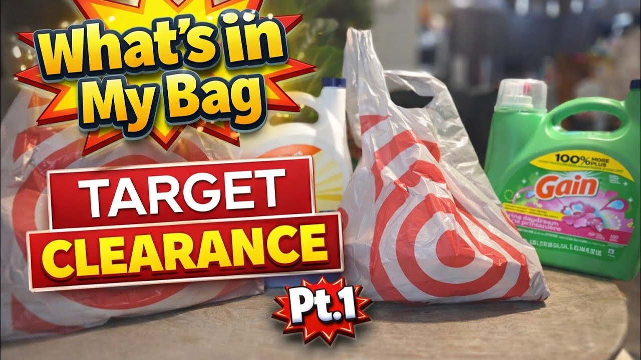 What's in my bag,Target clearance pt.1