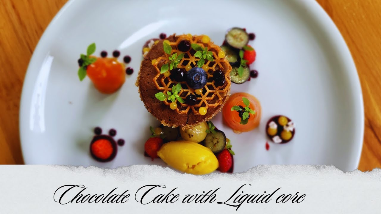 Schokoladenkuchen mit flüssigen kern/ Chocolate Cake with Liquid Core