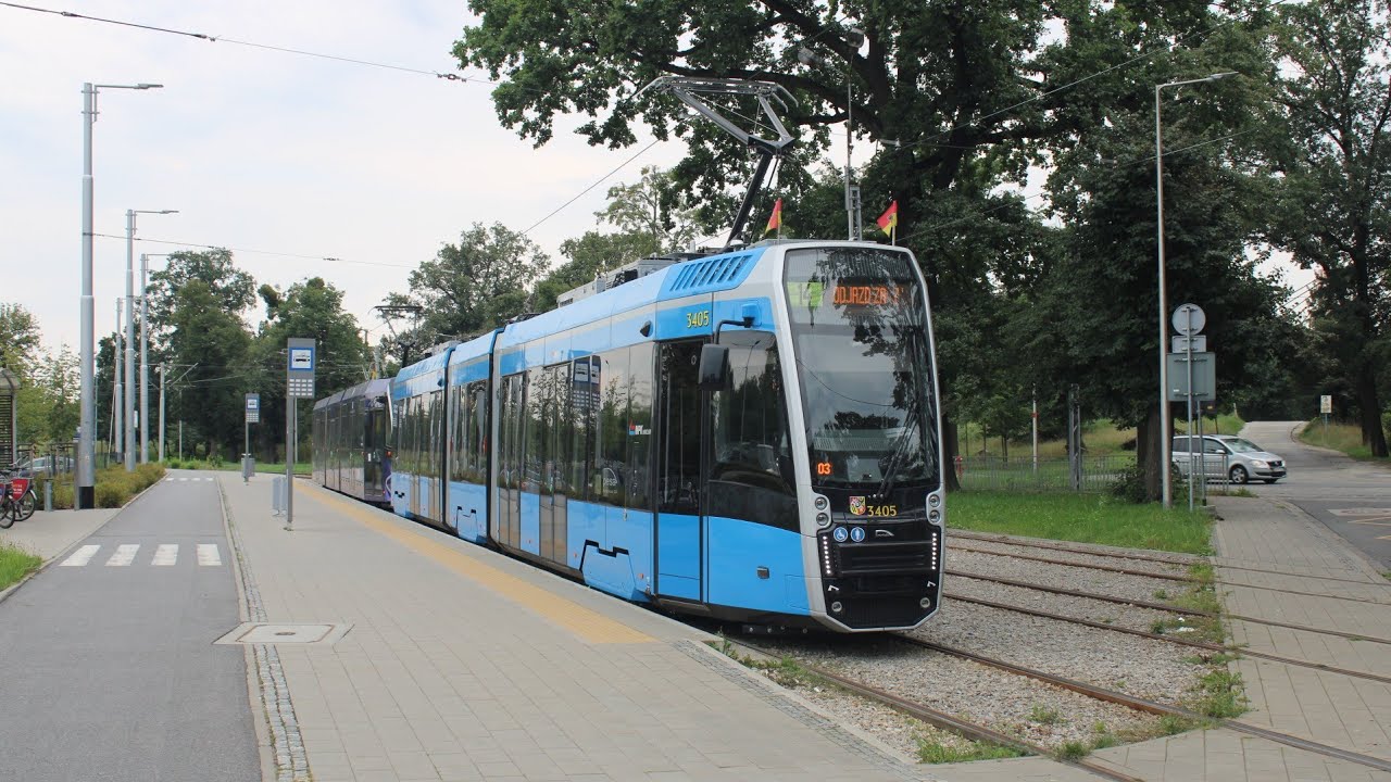 [🇵🇱PL] MPK Wrocław - Pesa 146N Twist #3405 - [🚋14➡️KLECINA]
