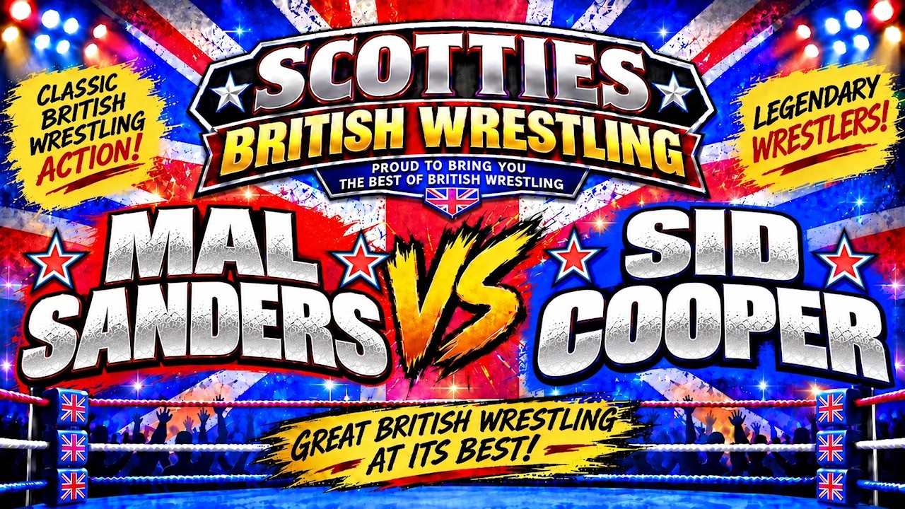 'Superstar' Mal Sanders vs 'Cry Baby' Sid Cooper (WORLD OF SPORT BRITISH WRESTLING)