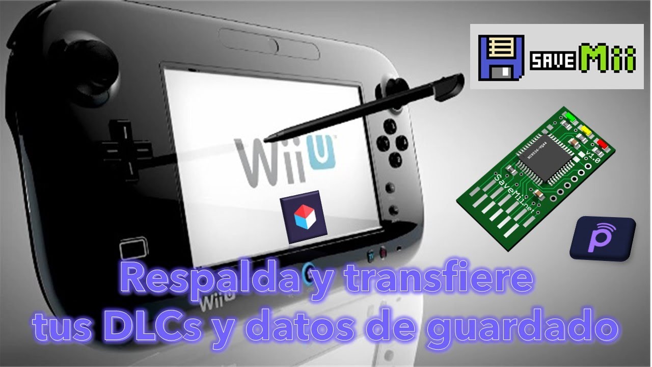 SaveMii en Wii U: Transfiere y respalda DLCs y datos guardados desde Nintendo a Pretend0.