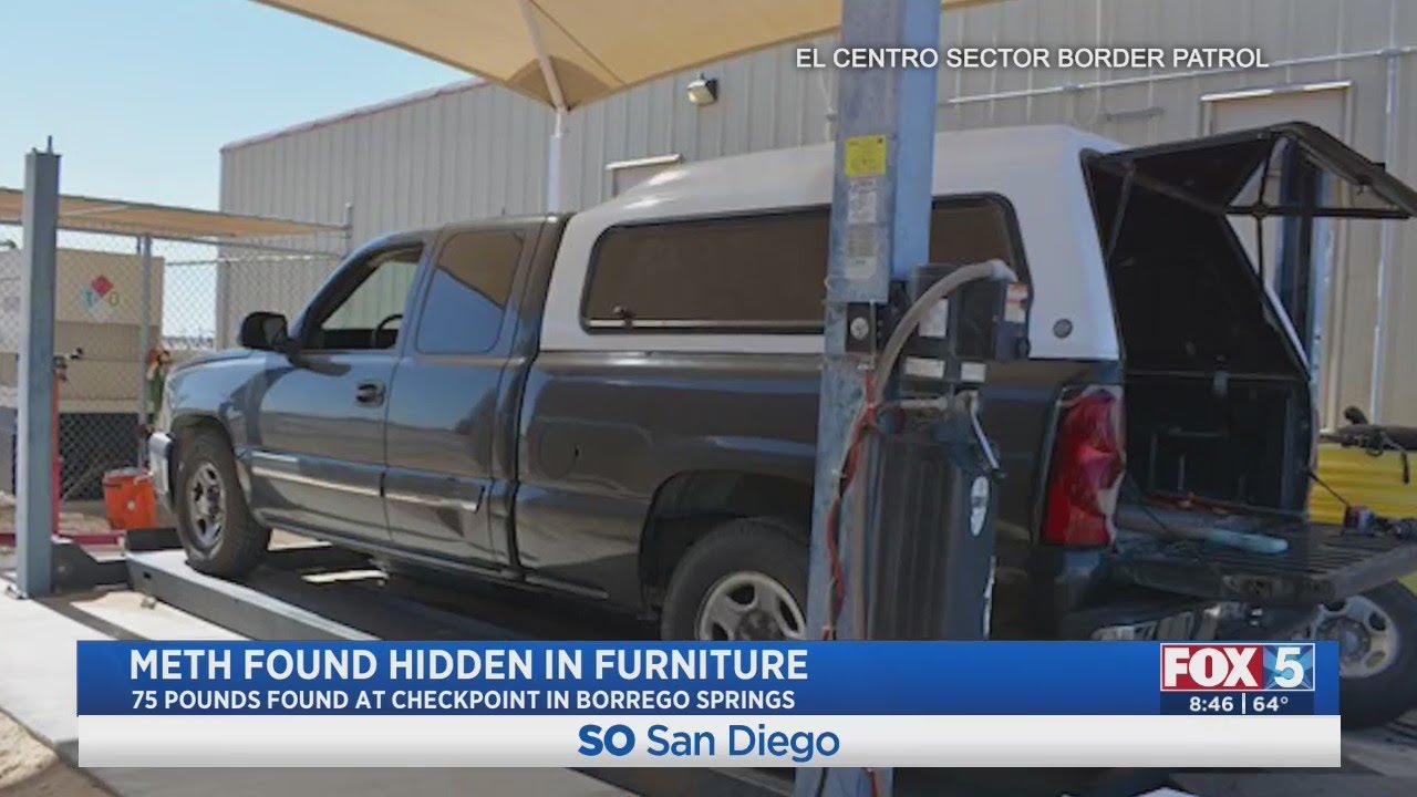75 Pounds Of Meth Found Hidden In Furniture