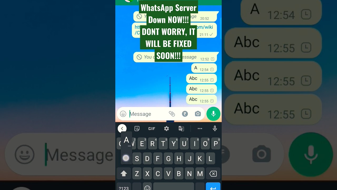 WhatsApp server problem || WhatsApp texts not sending || WhatsApp message nhi ja raha hai kyu abhi?