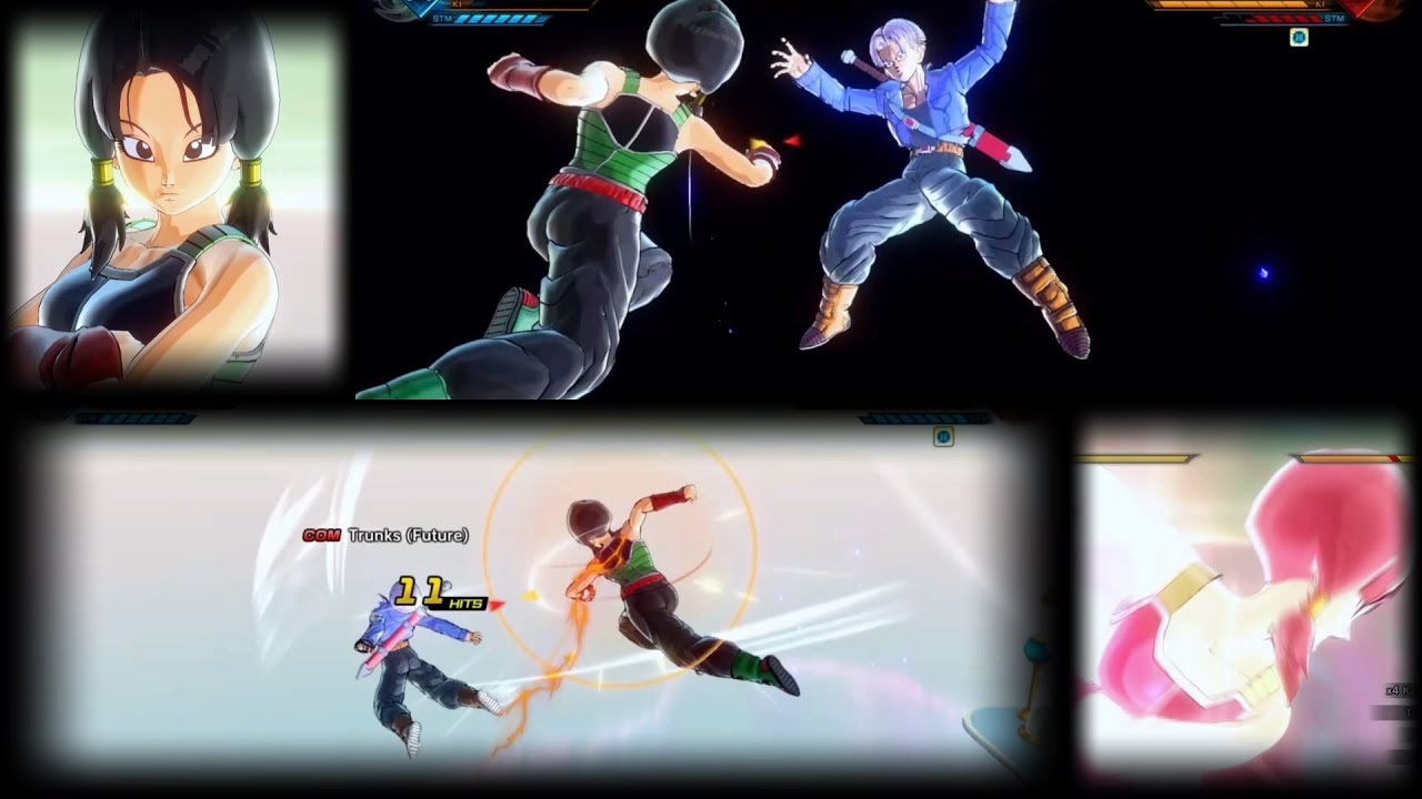 Dragon Ball Xenoverse 2 Female Saiyan unvanishable stamina break/combo tutorial