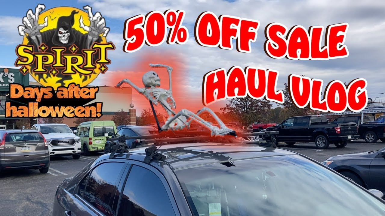 Spirit Halloween 2025 HAUL! 50% OFF MEGA SALE!
