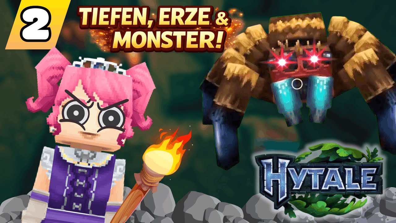Monster im Dunkeln! Mein Abstieg in die Tiefen | Hytale #2