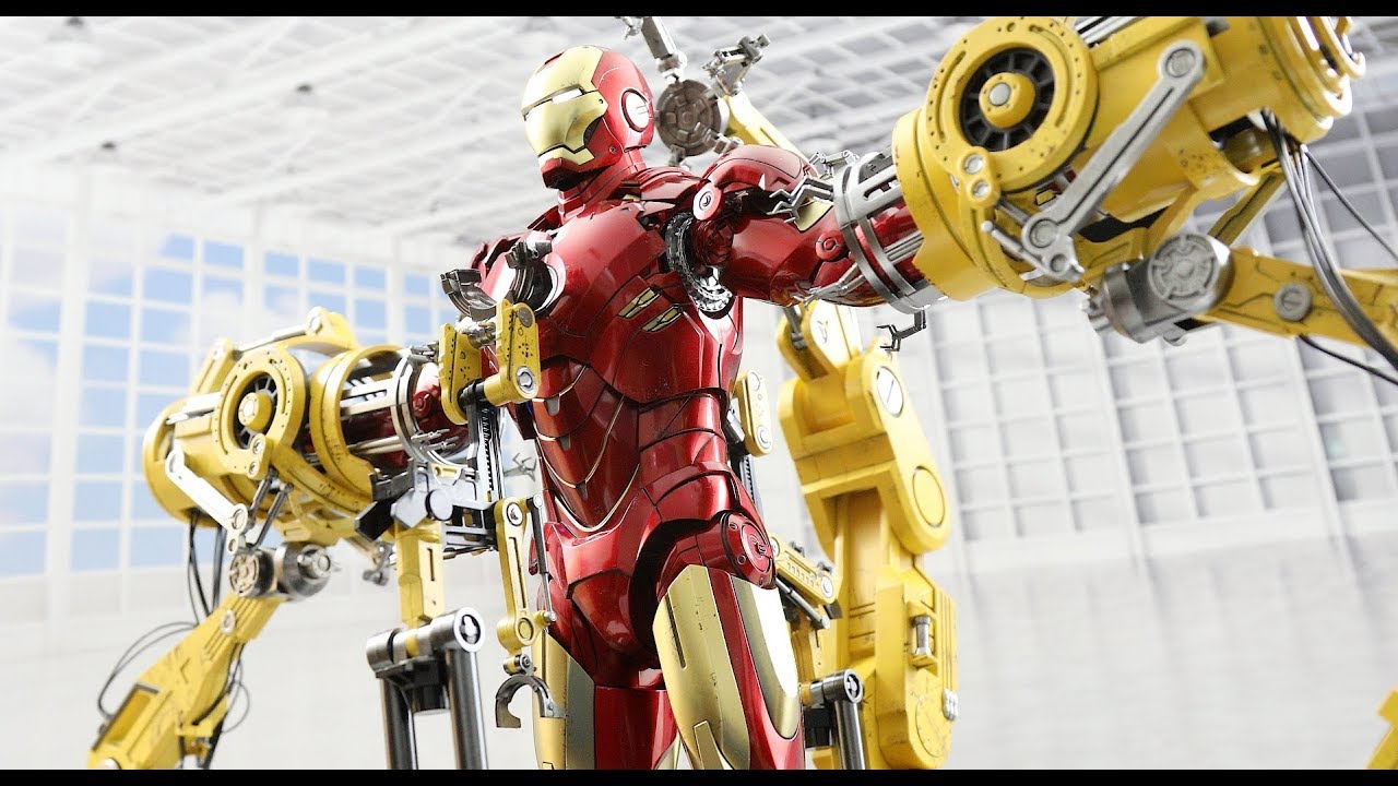 Iron Man Mark IV Diecast with Suit Up Gantry Figure - Hot Toys Review