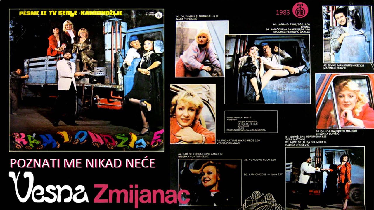 Vesna Zmijanac - Poznati me nikad nece - (Audio 1983)