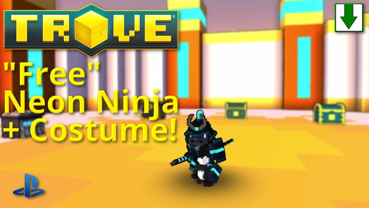 FREE Neon Ninja & Lunar Ronin Costume in Trove for PS Plus!