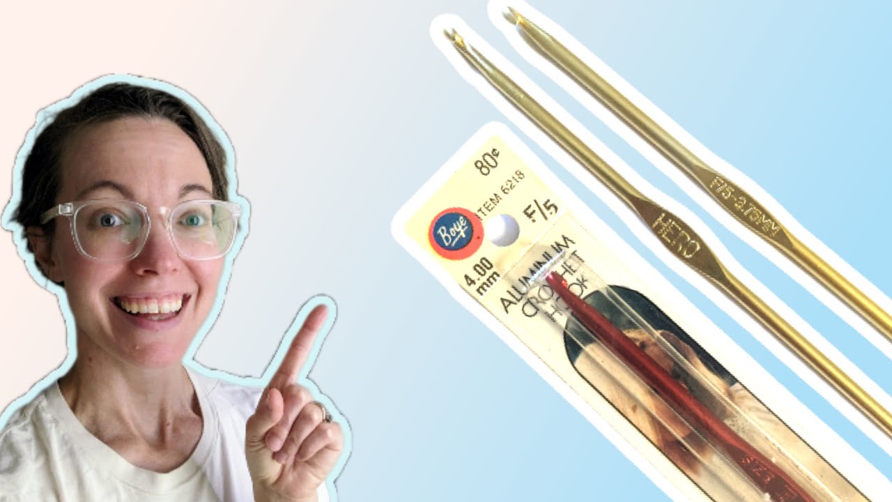 Vintage Vs Modern Crochet Hook - New Old Stock Comparison
