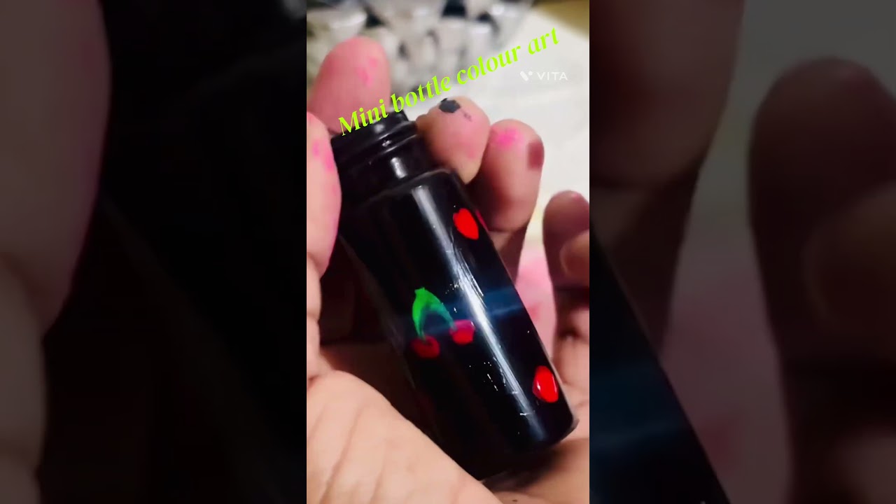 Mini Bottle Colour Transformation ✨ | Satisfying Art 