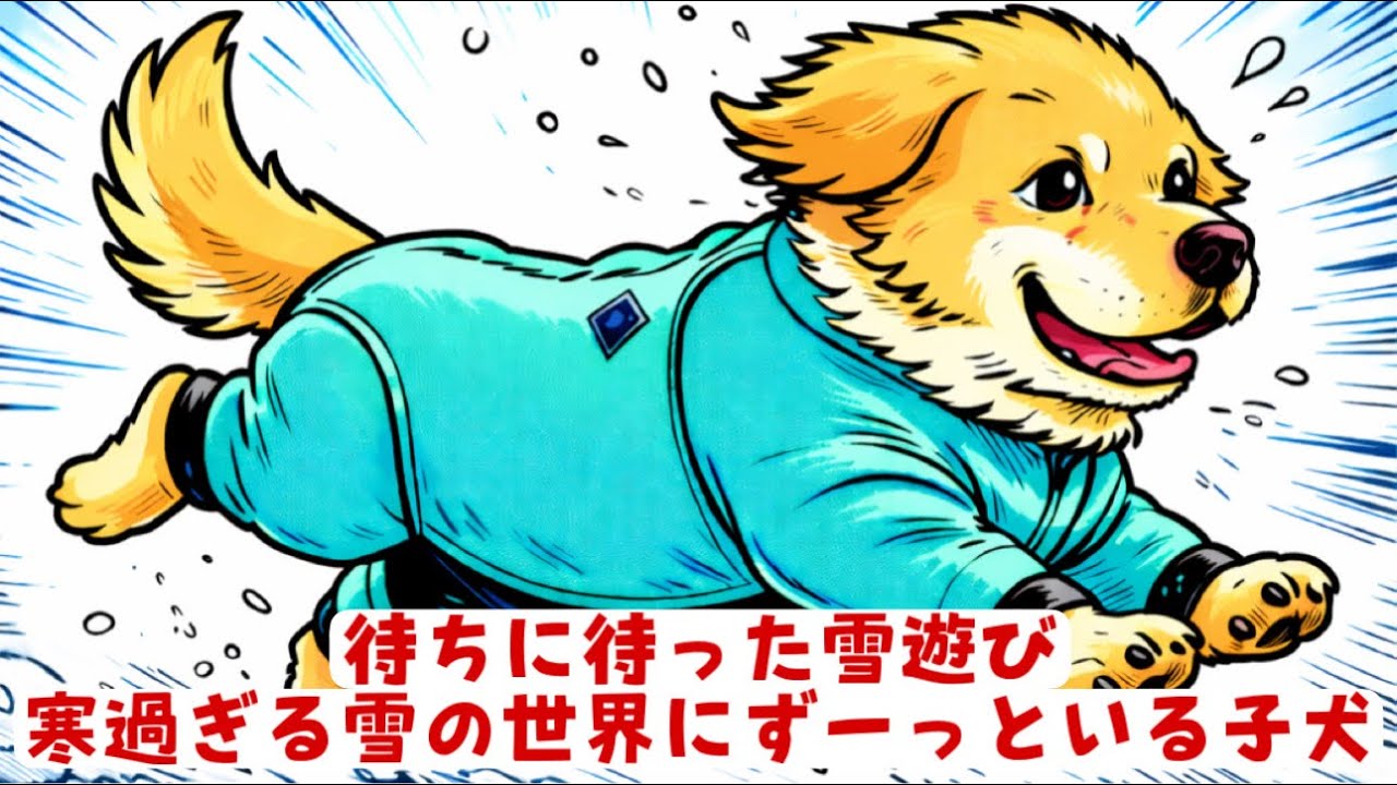 【無計画旅4】待ちに待った雪遊び！寒すぎる雪の世界にずーっといる子犬