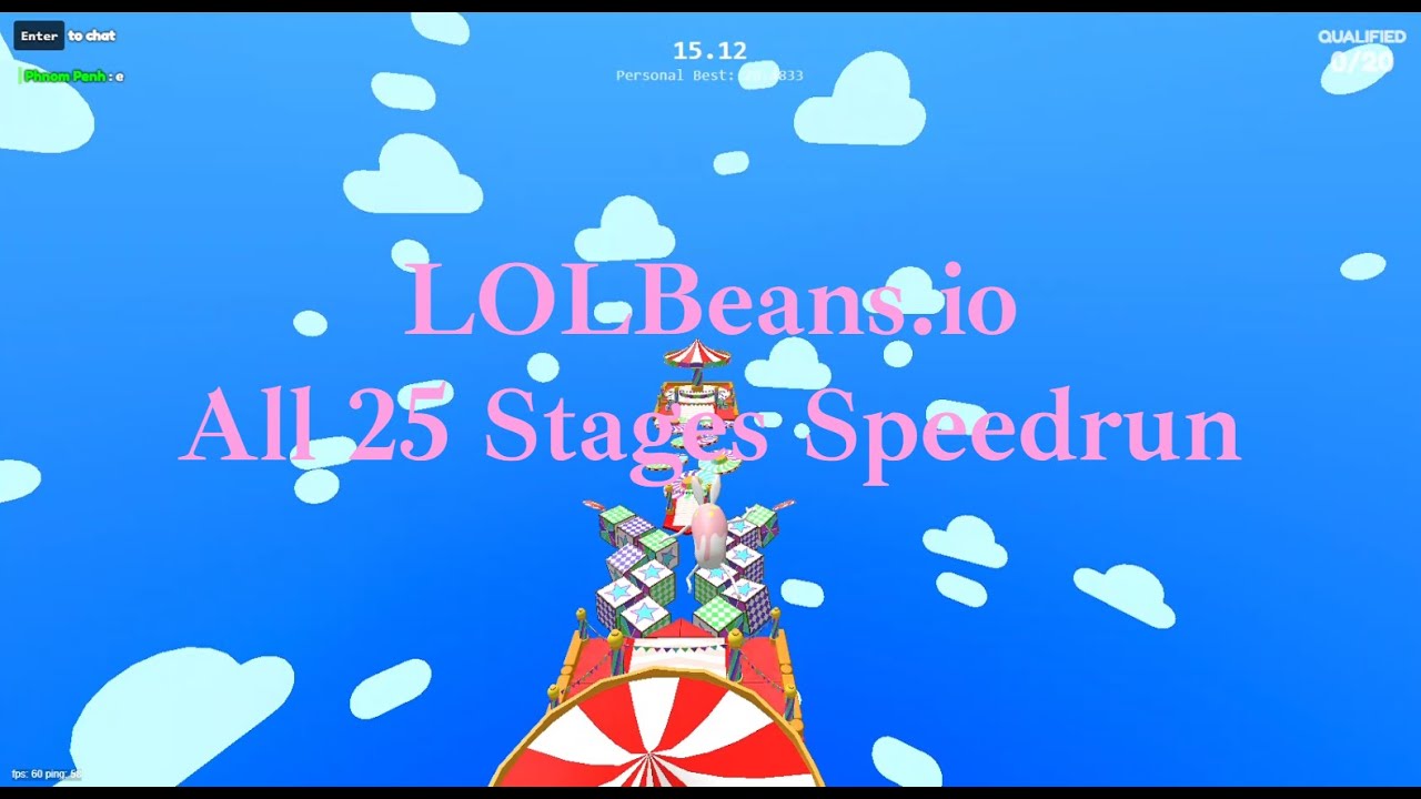 LOLBeans.io All 25 Stages Speedrun