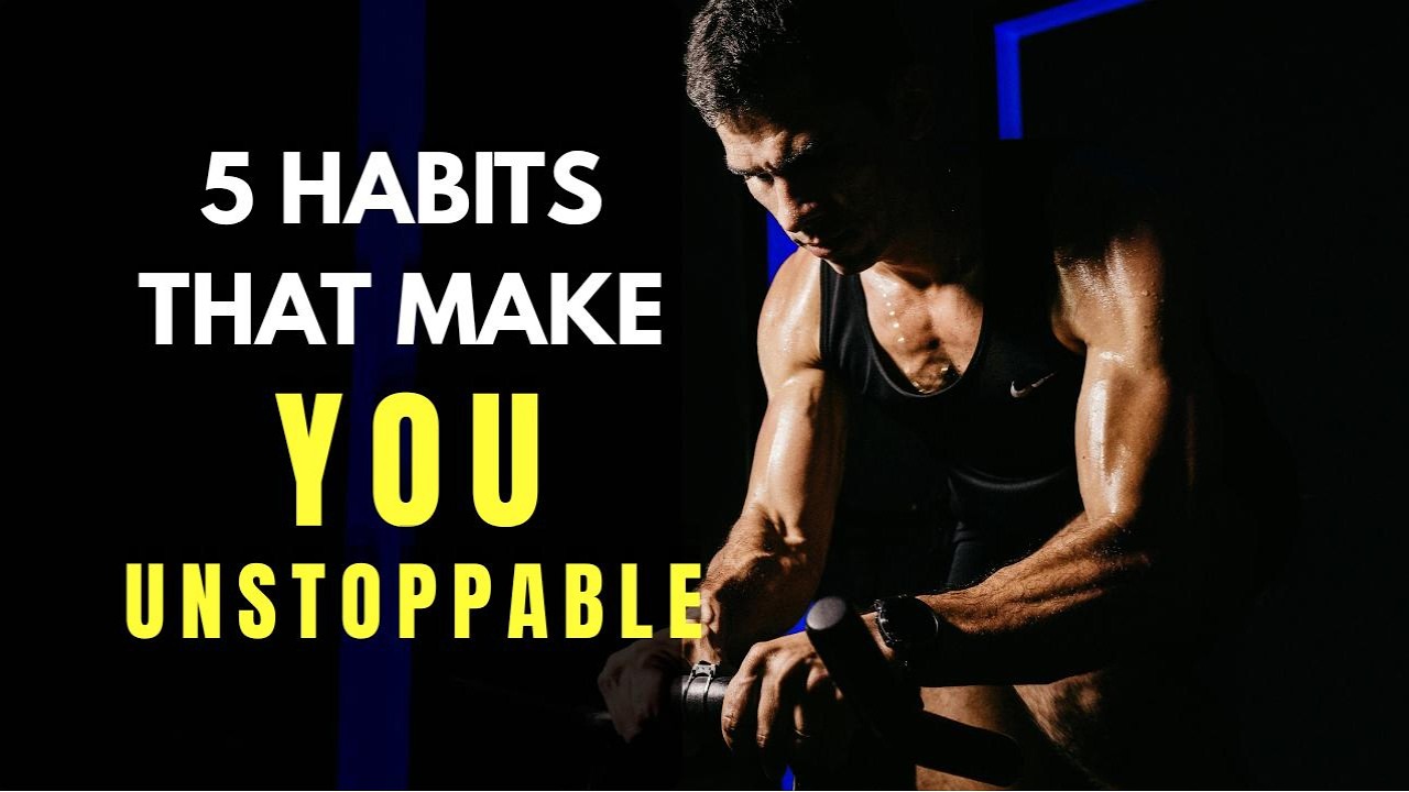 5 HABITS THAT MAKE YOU UNSTOPPABLE📌  #motivation  #habits  #consistency