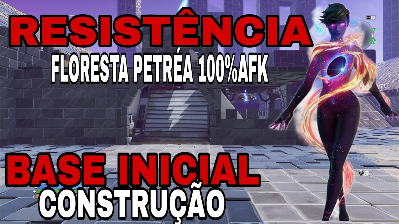SALVE O MUNDO CONSTRUINDO RESISTÊNCIA DE  FLORESTA PÉTREA 100% AFK