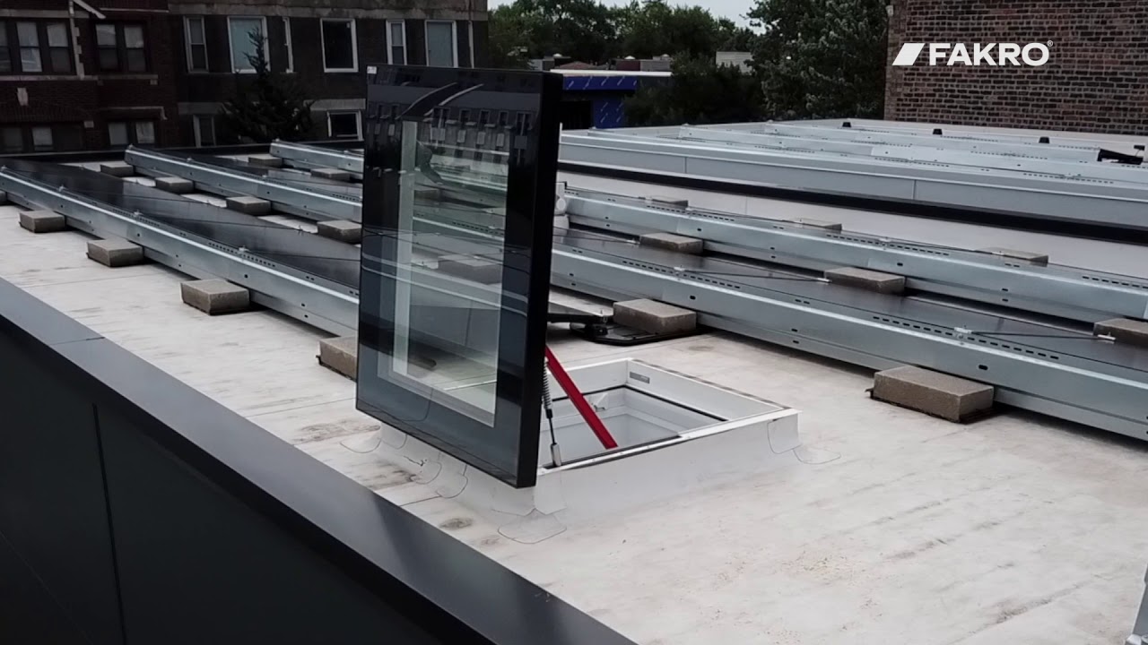 Flat Roof Access Skylight DRF by FAKRO