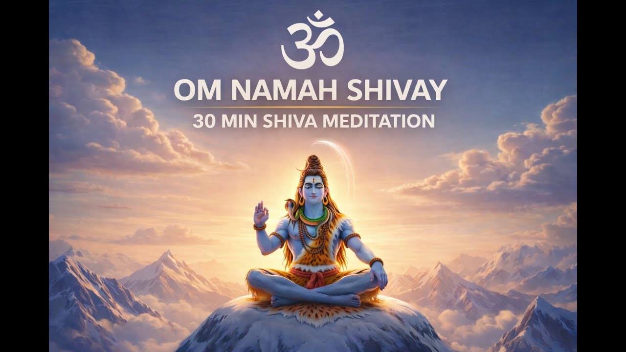 Om Namah Shivaya Chanting 30 Minutes | Powerful Shiva Mantra for Peace & Meditation