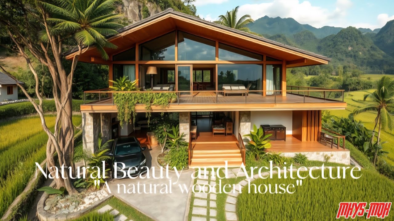 Natural Beauty and Architecture | A Natural Wooden House#1