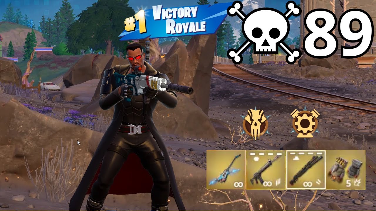 89 Elimination BLADE Solo Vs Squads Zero Build Gameplay (Fortnite Chapter 5 Season3)