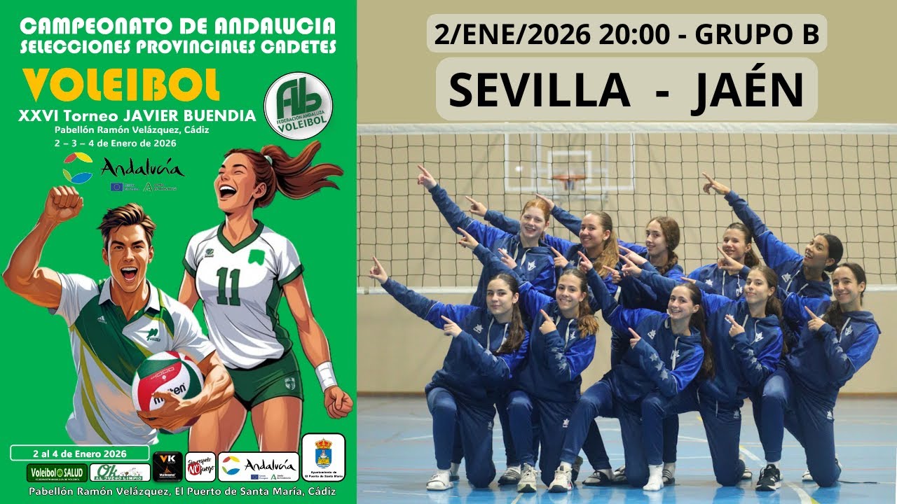 SEVILLA - JAÉN (CADETE FEMENINO Voley)
