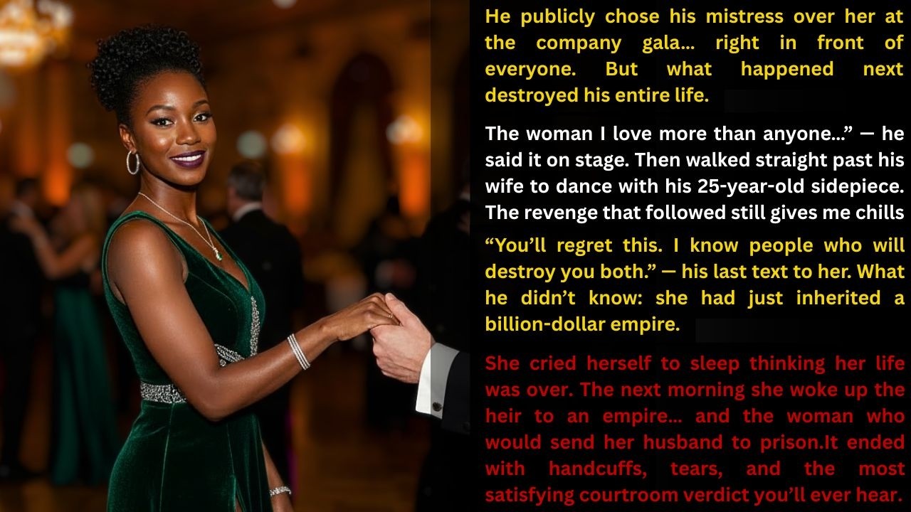Husband Humiliates Wife at Gala – Then Grandfather Reveals Shocking Family Secret & Ultimate Revenge