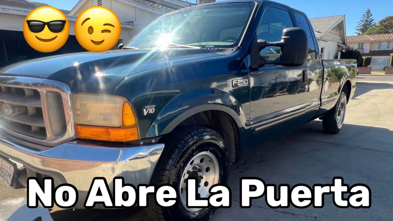 La puerta trasera extendida de la cabina no se abre Ford F250 Ford F-250 F-350 Super Duty