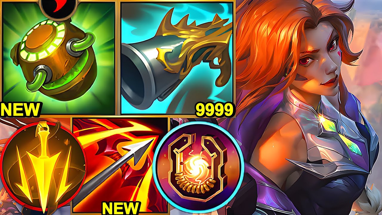 Wild Rift China Miss Fortune - 21KILL NEW Repulsor & Lethal Tempo MISS FORTUNE Build Runes